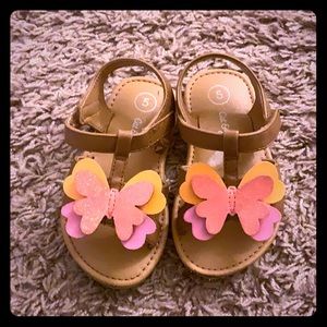 Cat & jack butterfly sandals 🦋